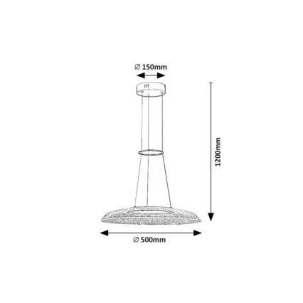 Rabalux - LED Lustr na lanku LED/24W/230V 3000K