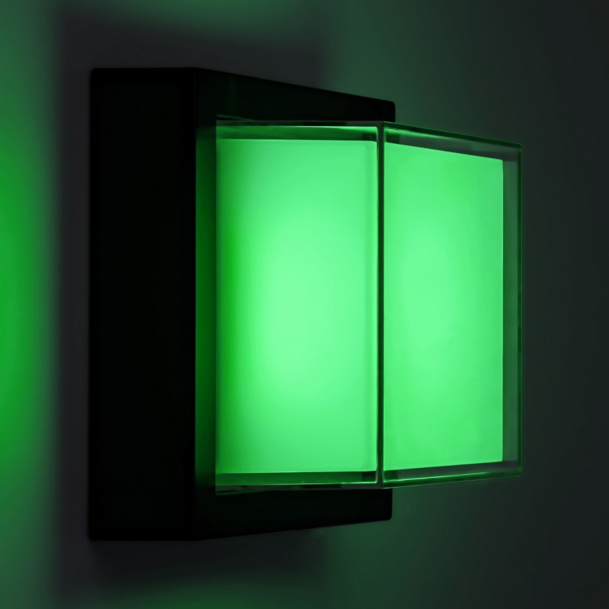 Rabalux - LED RGBW Stmívatelné venkovní nástěnné svítidlo LED/10W/230V IP54 Wi-Fi Tuya