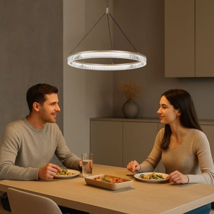 Rabalux - LED Stmívatelný lustr na lanku LED/24W/230V 3000-6500K + dálkové ovládání
