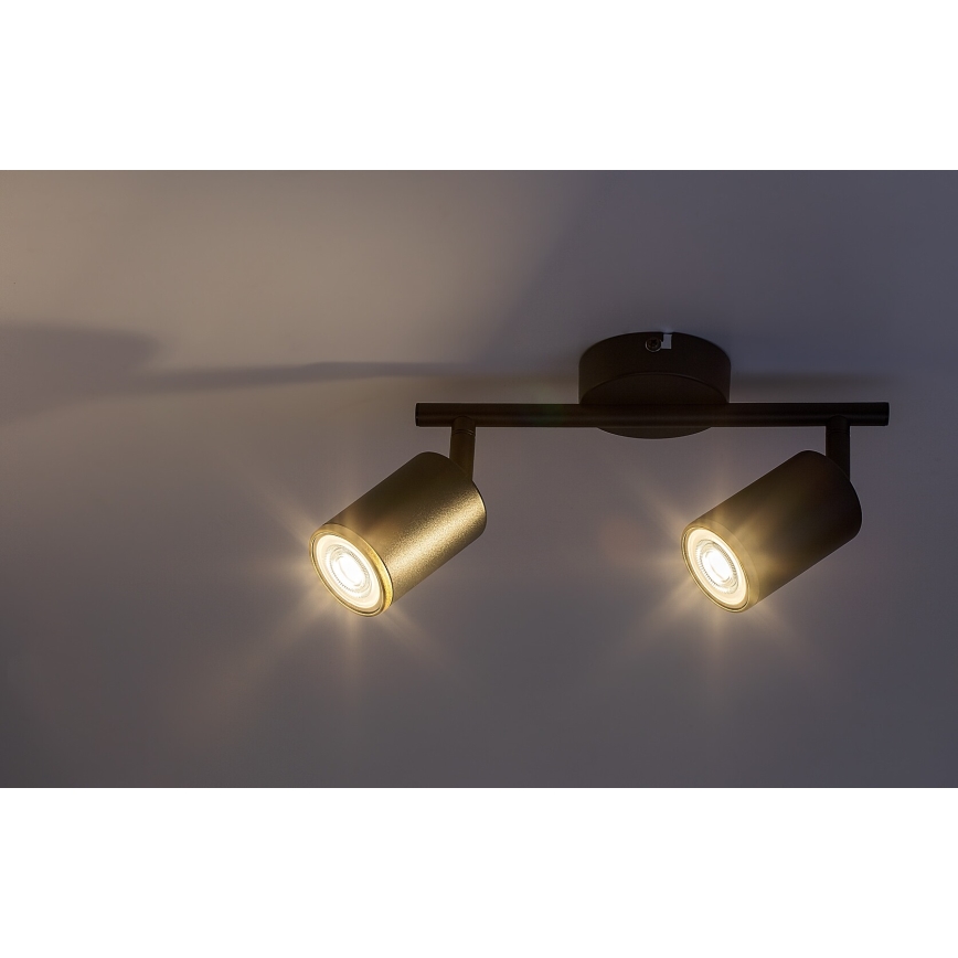 Rabalux - Bodové svítidlo 2xGU10/15W/230V černá