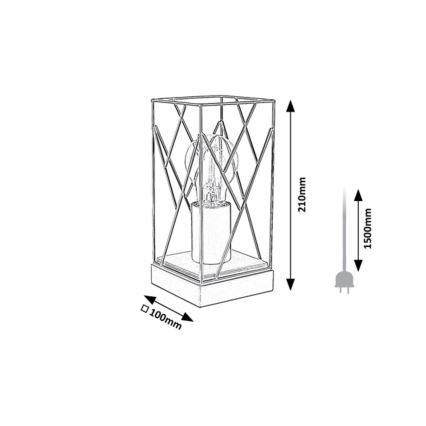 Rabalux - Stolní lampa 1xE27/40W/230V