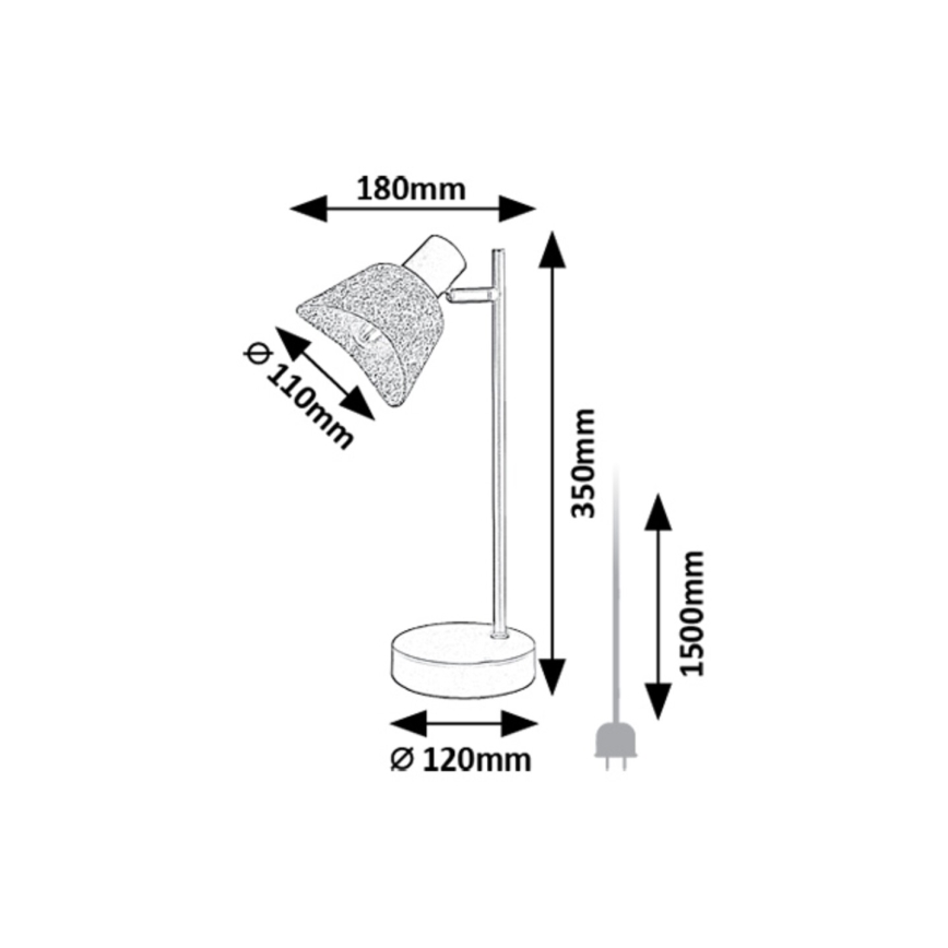 Rabalux - Stolní lampa 1xE14/10W/230V