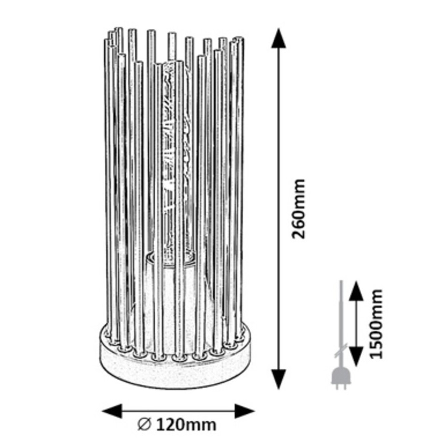 Rabalux - Stolní lampa 1xE27/40W/230V