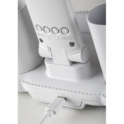 Rabalux - LED Stmívatelná stolní lampa s ventilátorem LED/7W/5V 3000/4000/6500K