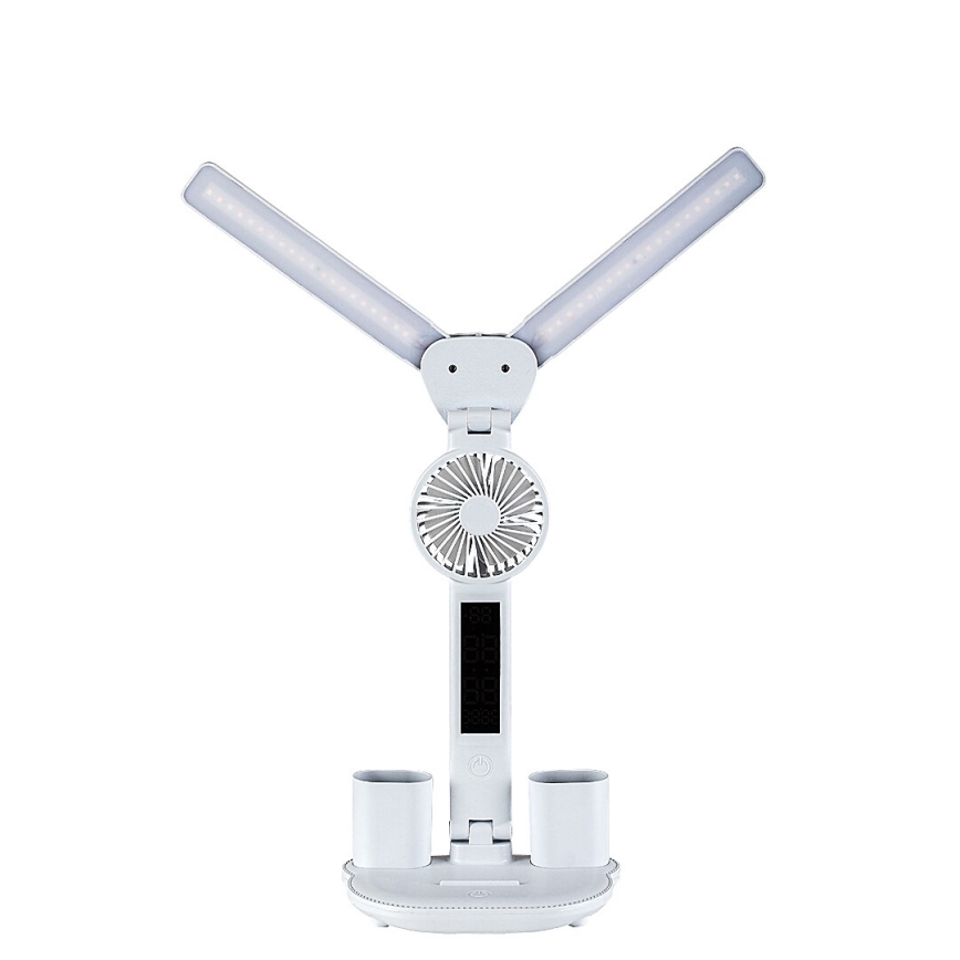 Rabalux - LED Stmívatelná stolní lampa s ventilátorem LED/7W/5V 3000/4000/6500K