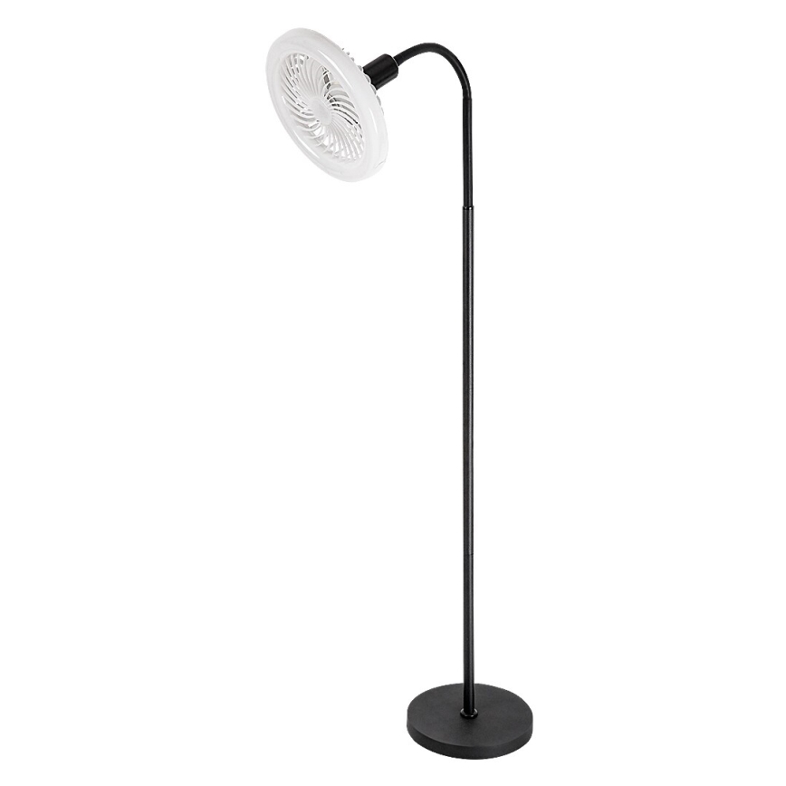 Rabalux - LED Stmívatelná stojací lampa s ventilátorem 1xE27/16W/230V 3000-6500K