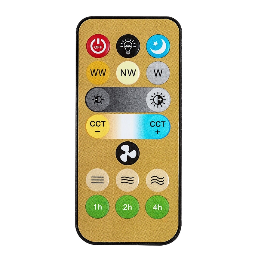 Rabalux - LED Stmívatelná stojací lampa s ventilátorem 1xE27/16W/230V 3000-6500K