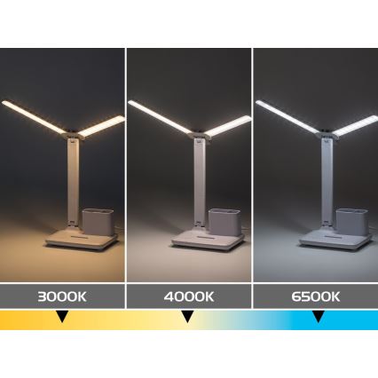 Rabalux - LED Stmívatelná dotyková stolní lampa LED/5W/5V 3000/4000/6500K