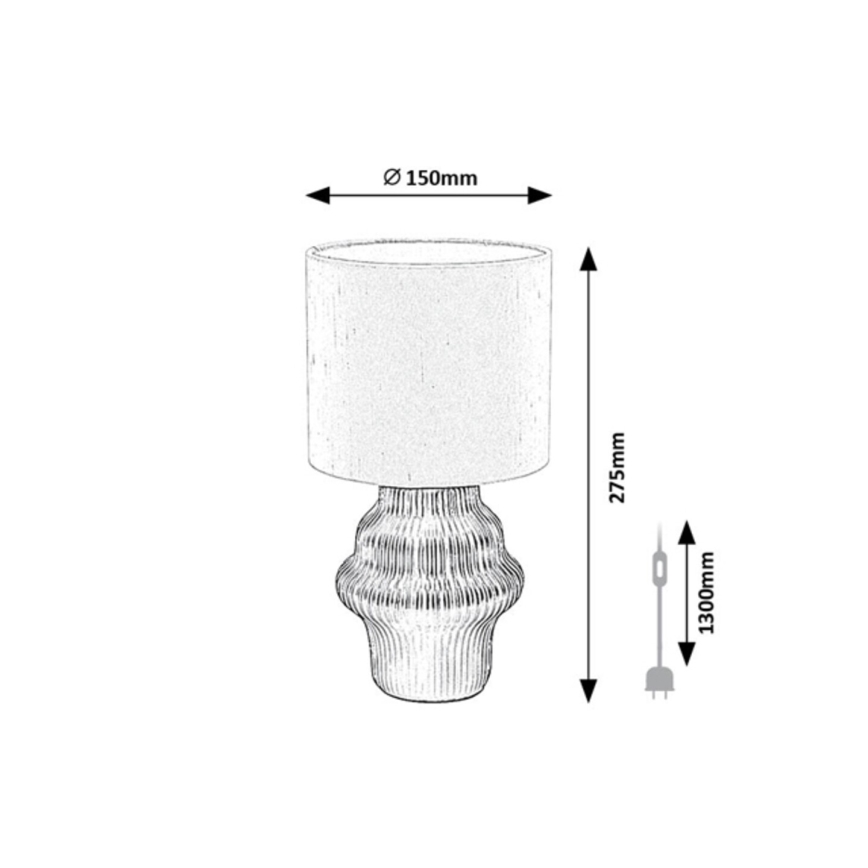 Rabalux - Stolní lampa 1xE14/40W/230V černá