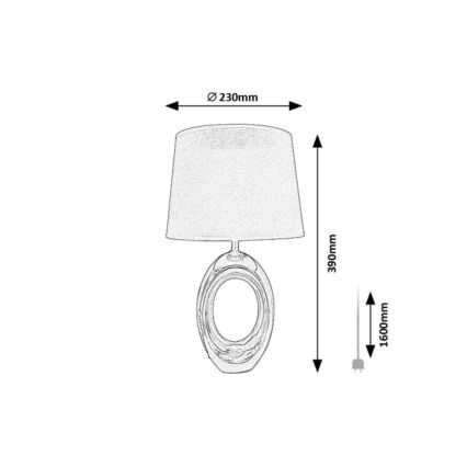 Rabalux - Stolní lampa 1xE14/25W/230V