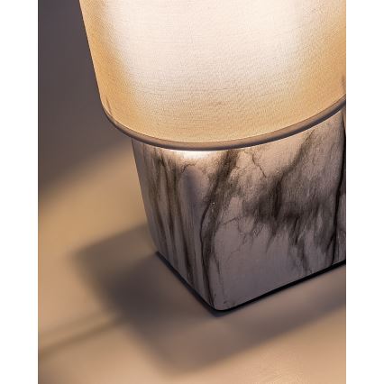 Rabalux - Stolní lampa 1xE14/40W/230V bílá/dekor mramoru