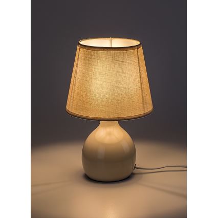 Rabalux - Stolní lampa 1xE14/40W/230V béžová