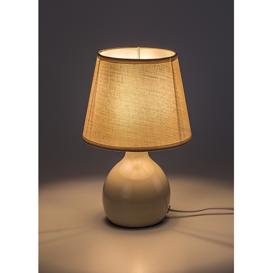 Rabalux - Stolní lampa 1xE14/40W/230V béžová