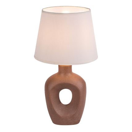 Rabalux - Stolní lampa 1xE14/25W/230V hnědá/krémová