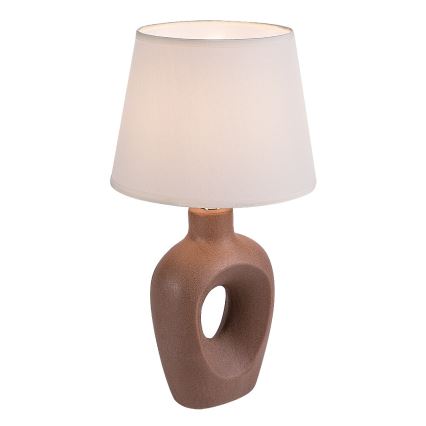 Rabalux - Stolní lampa 1xE14/25W/230V hnědá/krémová