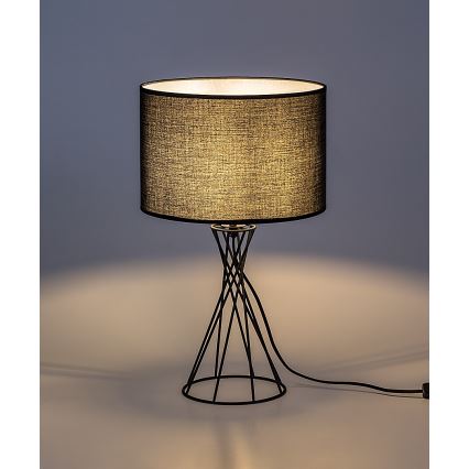 Rabalux - Stolní lampa 1xE27/40W/230V černá