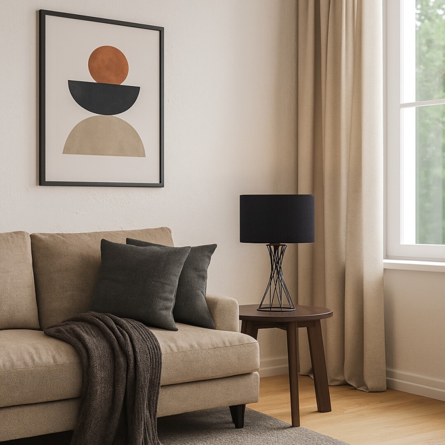 Rabalux - Stolní lampa 1xE27/40W/230V černá