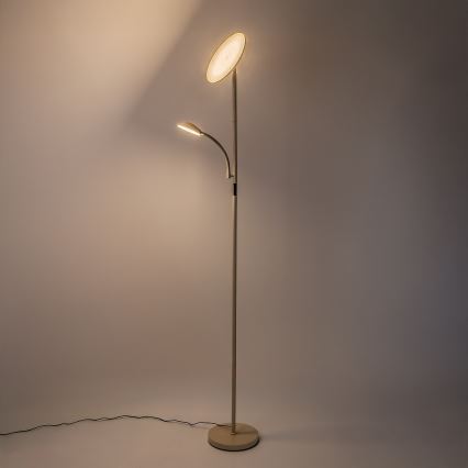 Rabalux - LED Stmívatelná stojací lampa LED/23W/230V 3000/4200/6500 béžová