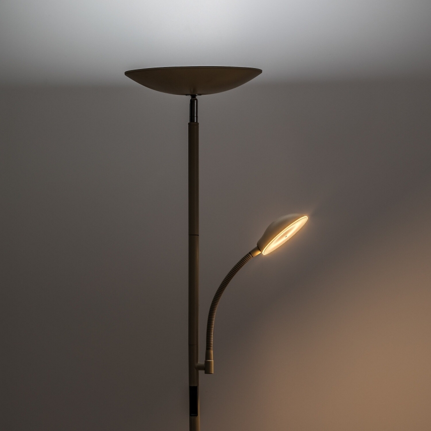 Rabalux - LED Stmívatelná stojací lampa LED/23W/230V 3000/4200/6500 béžová