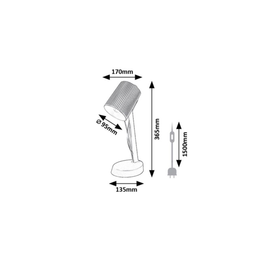 Rabalux - Stolní lampa 1xE14/11W/230V zelená