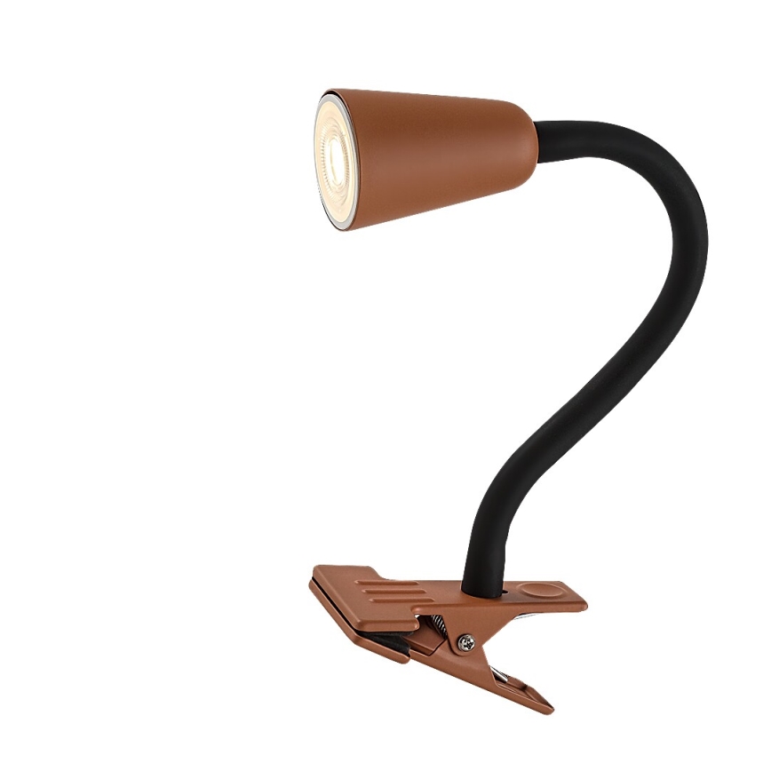 Rabalux - Stolní lampa s klipem 1xGU10/7W/230V oranžová