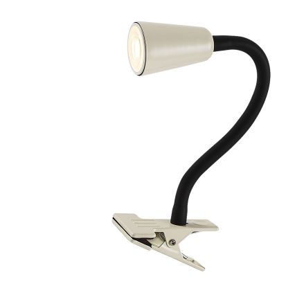 Rabalux - Stolní lampa s klipem 1xGU10/7W/230V krémová