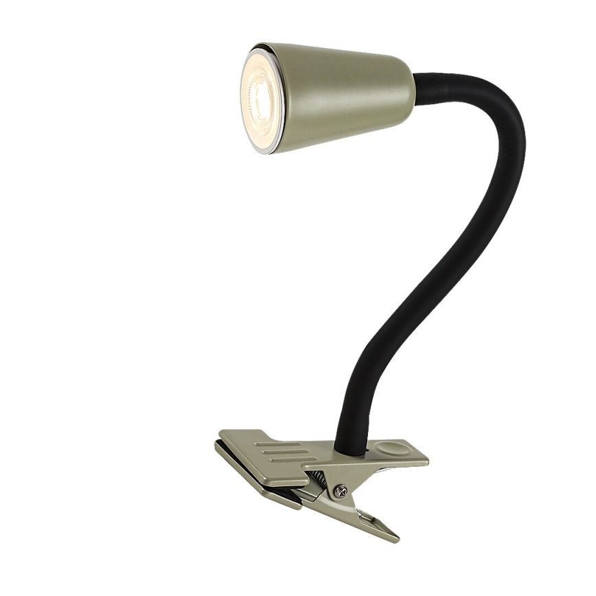 Rabalux - Stolní lampa s klipem 1xGU10/7W/230V khaki
