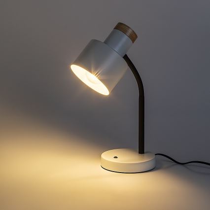 Rabalux - Stolní lampa 1xE27/20W/230V bílá