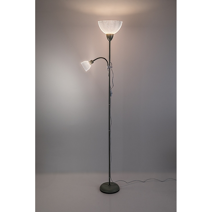 Rabalux - Stojací lampa 1xE27/60W/230V + 1xE14/25W zelená