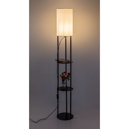Rabalux - Stojací lampa 1xE27/40W/230V černá