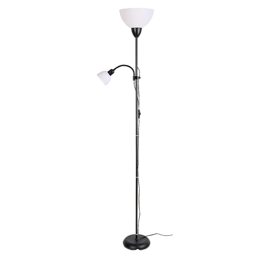 Rabalux - Stojací lampa 1xE27/60W/230V + 1xE14/25W černá