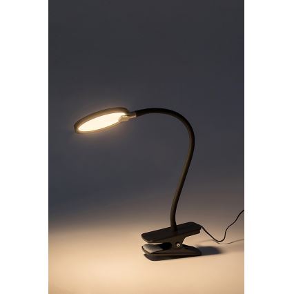 Rabalux - LED Stmívatelná stolní lampa s klipem LED/7W/230V 3000K