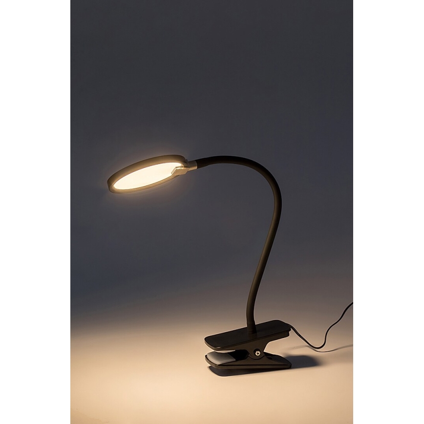 Rabalux - LED Stmívatelná stolní lampa s klipem LED/7W/230V 3000K