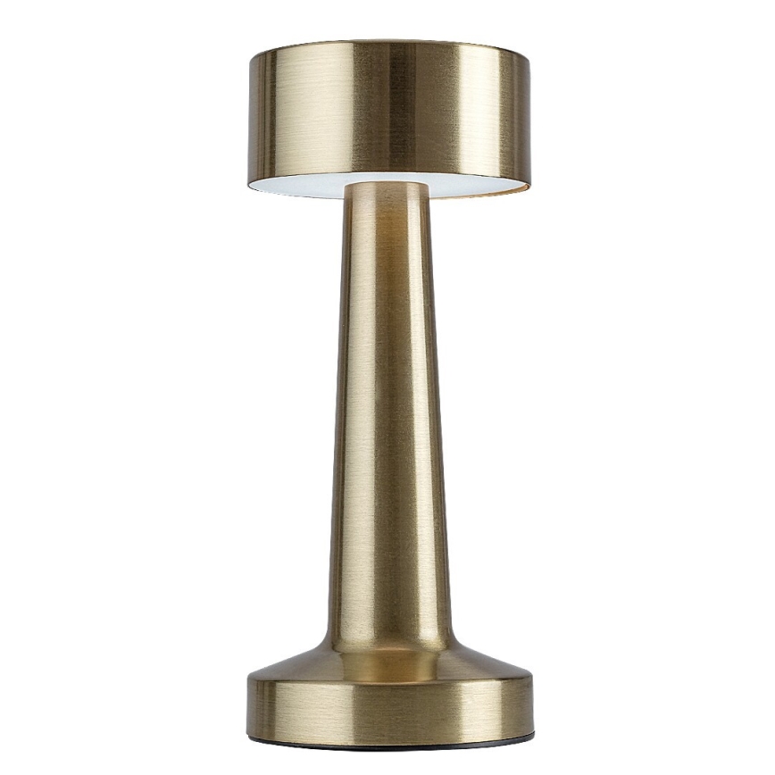 Rabalux - LED Nabíjecí dotyková stolní lampa LED/2,7W/5V 1200mAh 3000/4000/6000K zlatá