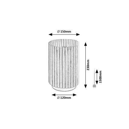 Rabalux - Stolní lampa 1xE27/6W/230V