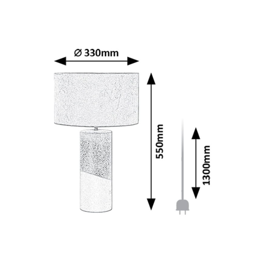 Rabalux - Stolní lampa 1xE27/40W/230V