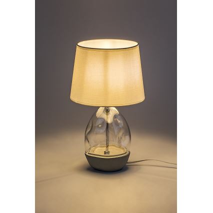 Rabalux - Stolní lampa 1xE27/40W/230V bílá