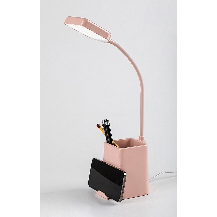 Rabalux - LED Stmívatelná stolní lampa LED/6W/230V 5000K růžová
