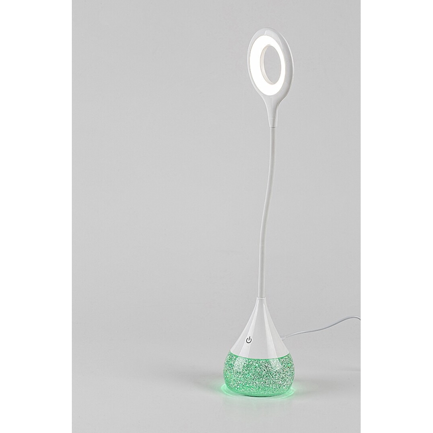 Rabalux - LED RGB Stmívatelná stolní lampa LED/4W/230V bílá