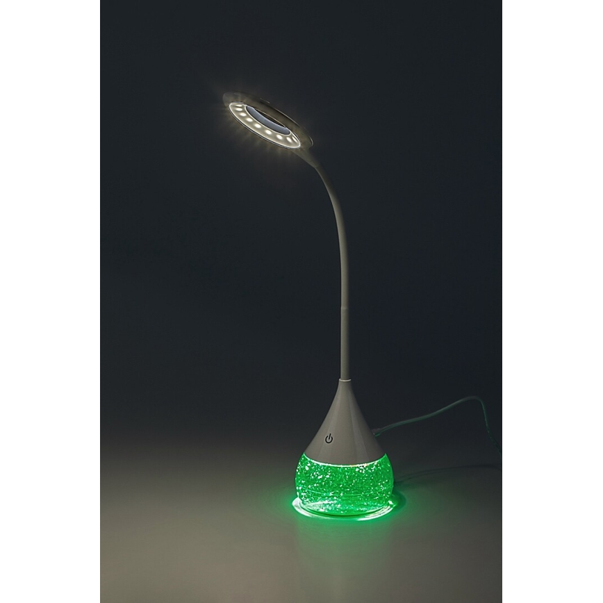Rabalux - LED RGB Stmívatelná stolní lampa LED/4W/230V bílá