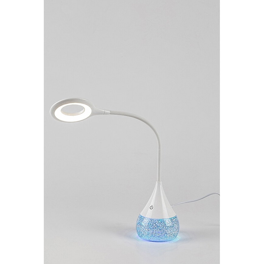 Rabalux - LED RGB Stmívatelná stolní lampa LED/4W/230V bílá