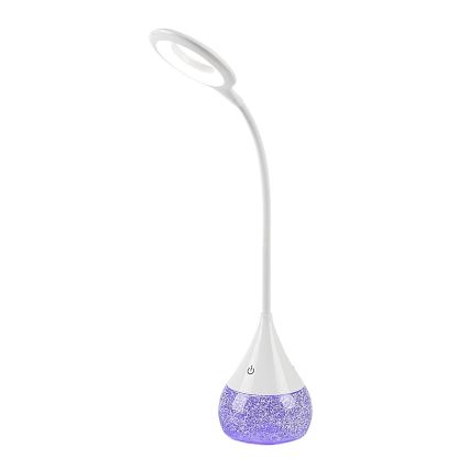 Rabalux - LED RGB Stmívatelná stolní lampa LED/4W/230V bílá