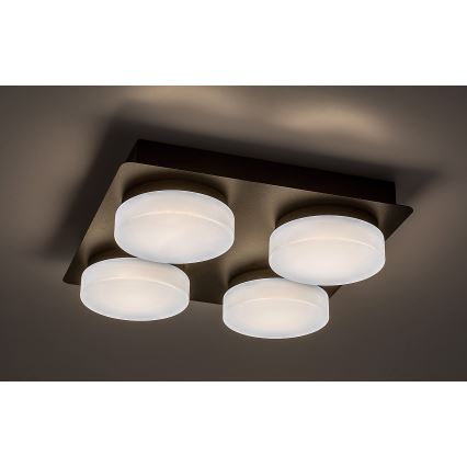 Rabalux - LED Stropní koupelnové svítidlo 4xLED/5,2W/230V IP44 černá