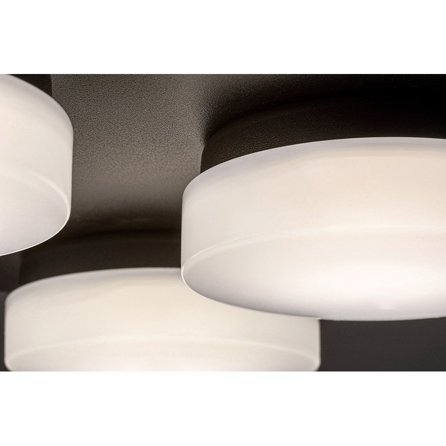 Rabalux - LED Stropní koupelnové svítidlo 4xLED/5,2W/230V IP44 černá