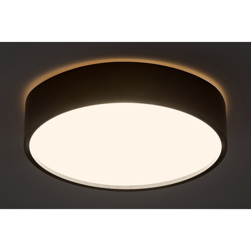 Rabalux - LED Stropní svítidlo se senzorem LED/19W/230V IP44 4000K pr. 28,5 cm černá