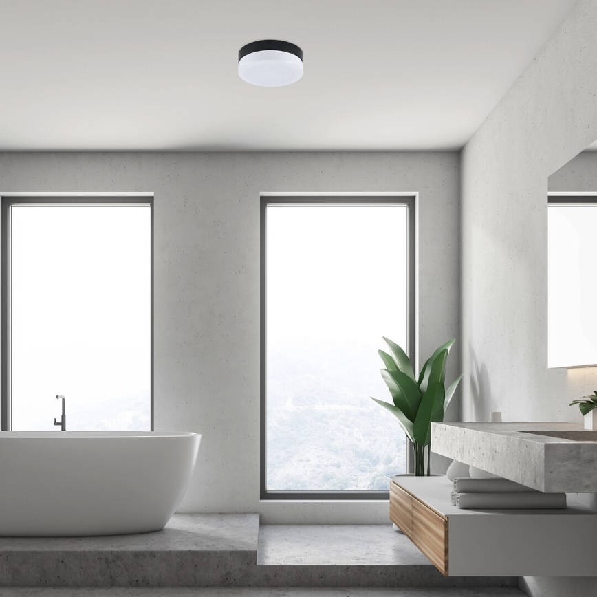 Rabalux - LED Koupelnové stropní svítidlo LED/18W/230V IP44 4000K pr. 28 cm černá