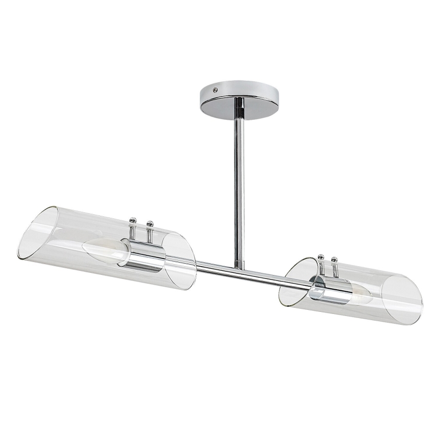 Rabalux - Koupelnový lustr na tyči 2xE14/12W/230V IP44 lesklý chrom