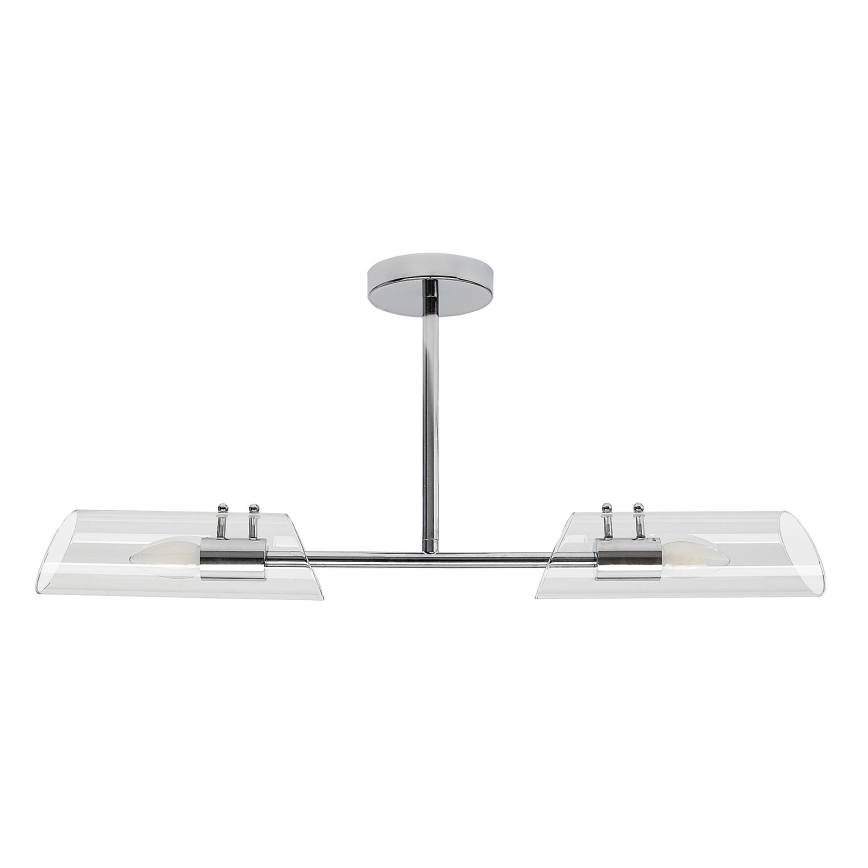 Rabalux - Koupelnový lustr na tyči 2xE14/12W/230V IP44 lesklý chrom