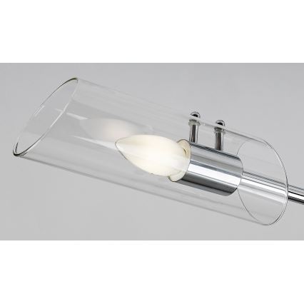 Rabalux - Koupelnový lustr na tyči 2xE14/12W/230V IP44 lesklý chrom