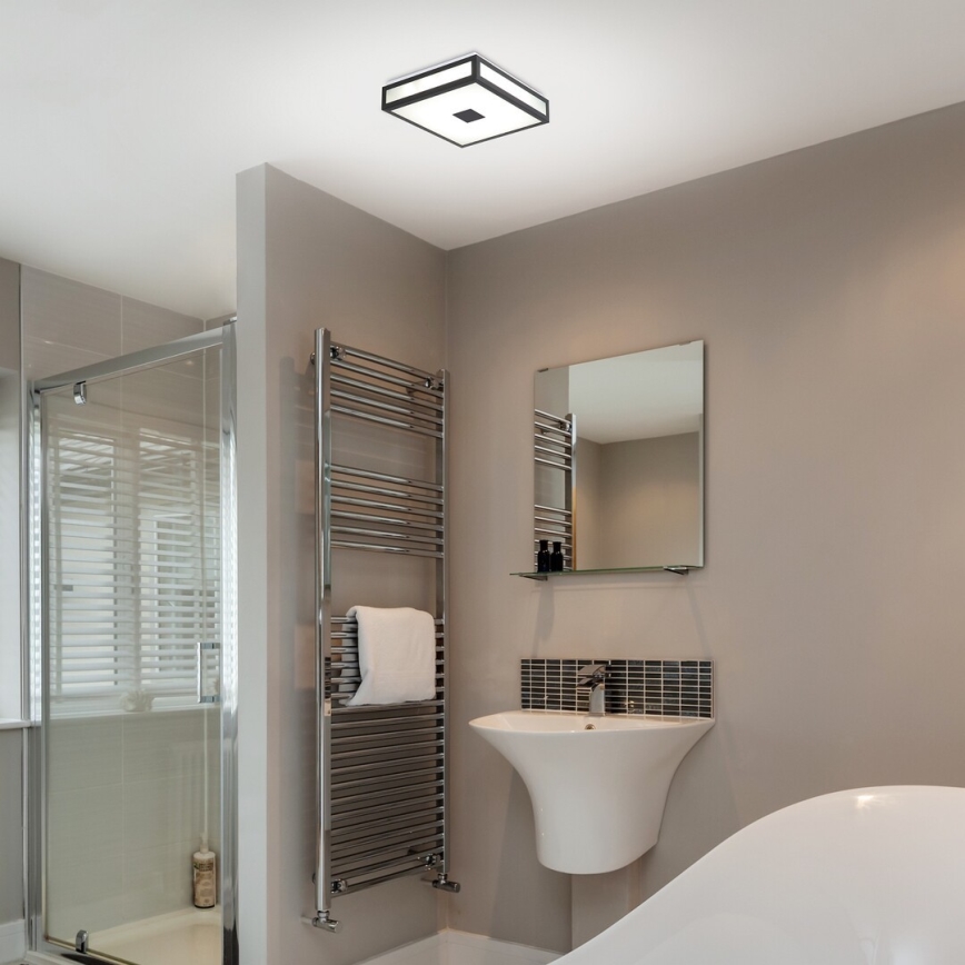 Rabalux - LED Koupelnové stropní svítidlo LED/24W/230V IP44 4000K 40x40 cm černá